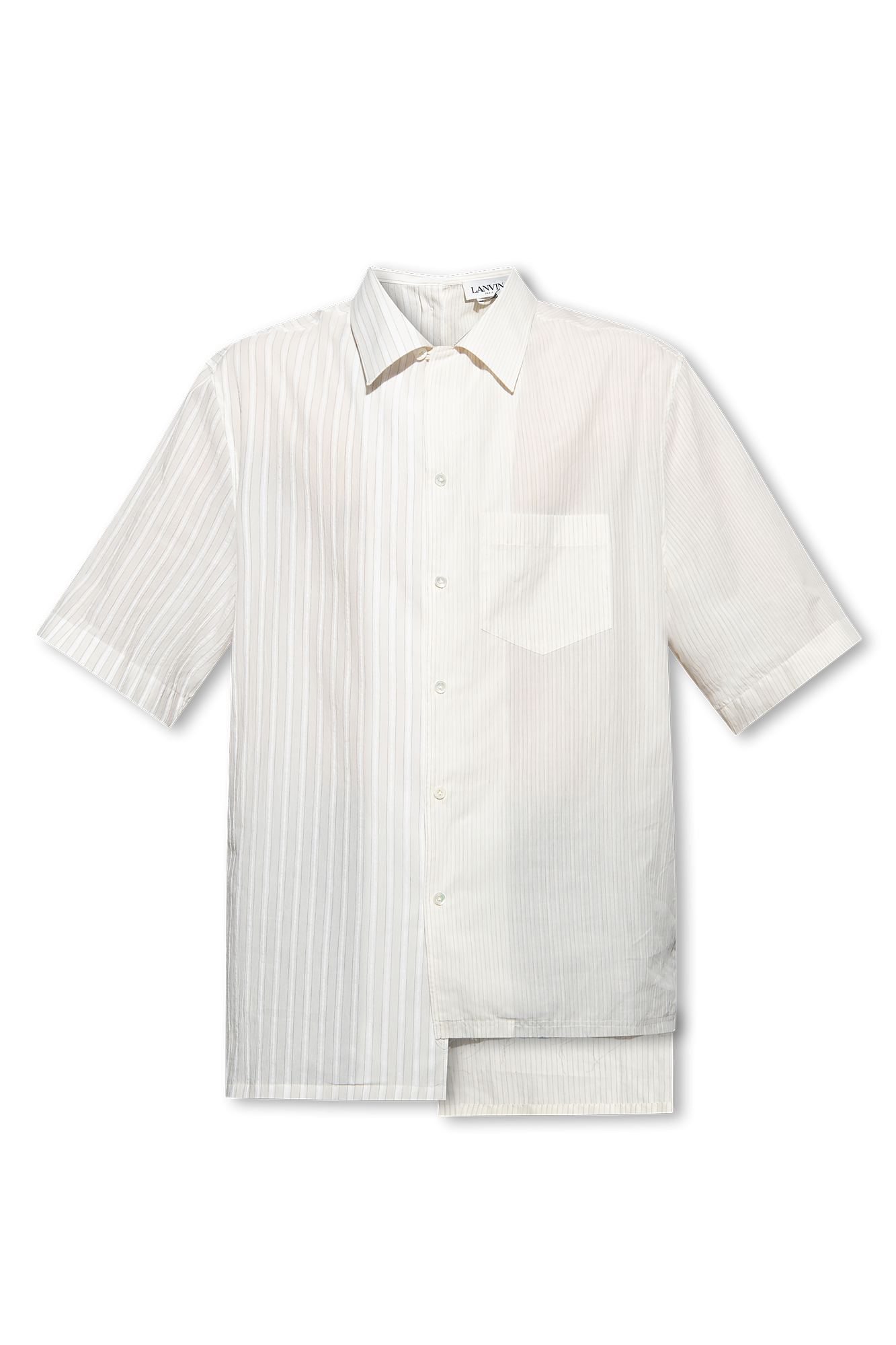 Lanvin Asymmetrical shirt | Men's Clothing | Vitkac